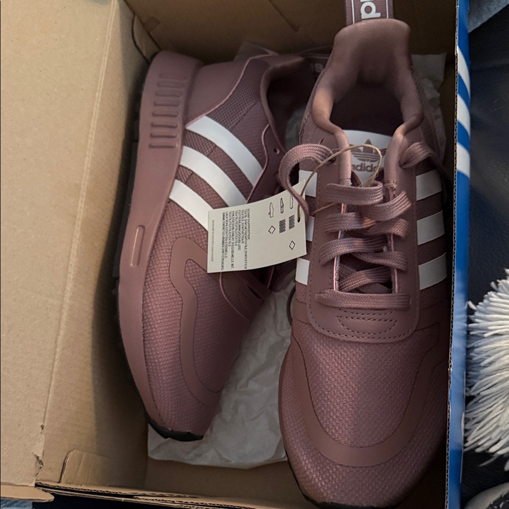 Adidas Men's Sneakers - Burgundy and White